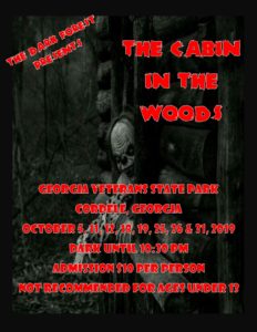 The Cabin In The Woods Haunted Trail Lake Blackshear Resort